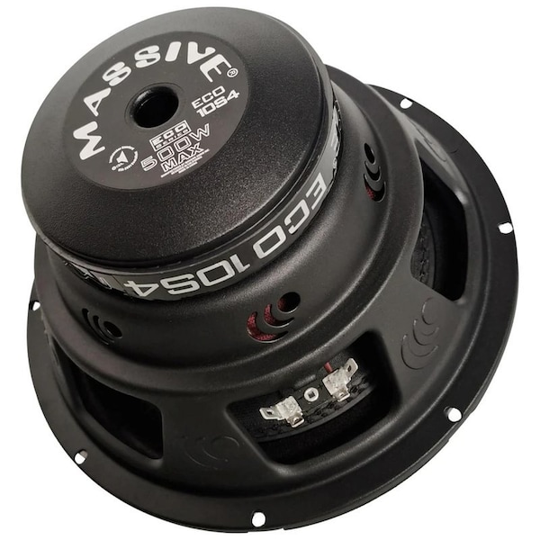 Massive Audio 10 250 WATTS RMS SINGLE 4 OHM SUBWOOFER - ECO10S4