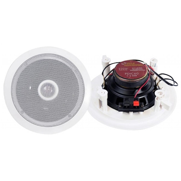 Sonic Boom 250 Watt 6.5 in. Two-Way In-Ceiling Speaker System - SO598699
