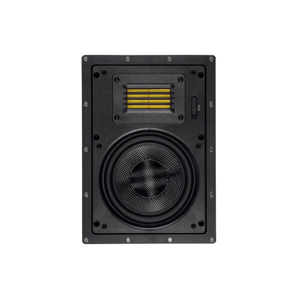 Monoprice Amber In-Wall Speakers 6.5" 2-way Carbon Fiber w/Ribbon Tweeter (pair) - 24432
