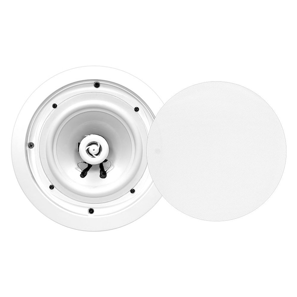 Pyle 6.5 in Weather Proof 2-Way In-Ceiling / In-Wall Stereo Speakers - PWRC61