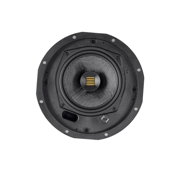 Monoprice Amber Ceiling Speakers 6.5-inch 2-way Carbon Fiber with Ribbon Tweeter - 24434