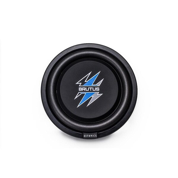 Hifonics 8 in. 400 watt Brutus Series Shallow Subwoofer Max 4 Ohm DVC - HI599840