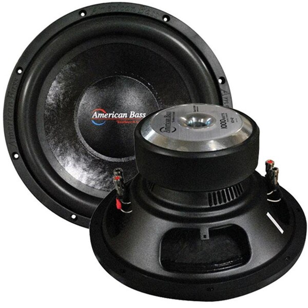 Wci American Bass  12 in., 1000W Max 4 Ohm DVC Subwoofer - 636823698218