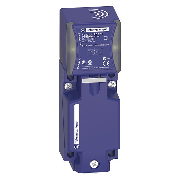 Sensores Telemecanique de CC PNP NO NC de 4 hilos, tipo Flush, 20 mm M20 - XS8C4A1PCP20