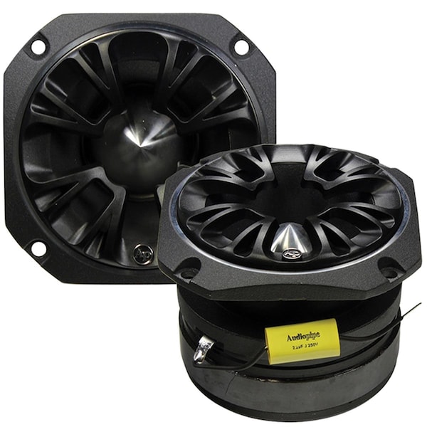 Audiopipe ATR Series 600 watt Max Tweeter, Black - ATR4063B