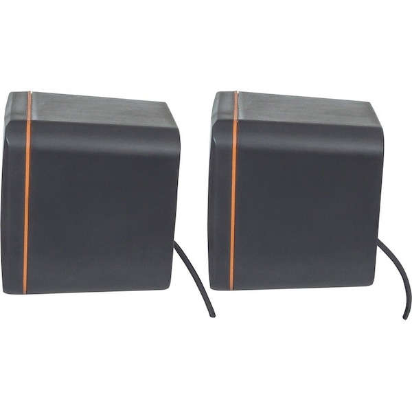 Manhattan - Strategic Manhattan Speaker System - 6 W RMS - Black - 90 Hz to 20 kHz - USB - 161435