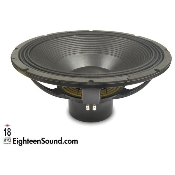 18 Sound 21-in Extended LF Neodymium Transducer w/Carbon fiber reinforced treated cellulose cone 8 Ohms - 21NLW9601-8