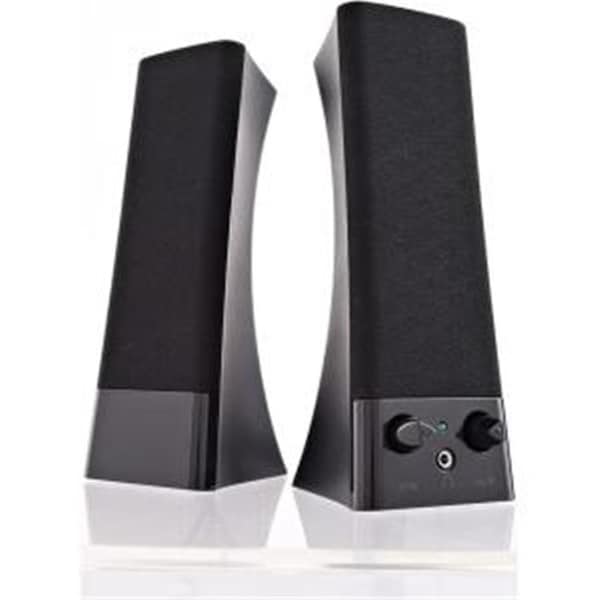 V7 Audio V7 Audio SP2500-USB-6N USB 2.0 Powered Stereo Speakers for Notebook & Desktop - Black - SP2500-USB-6N