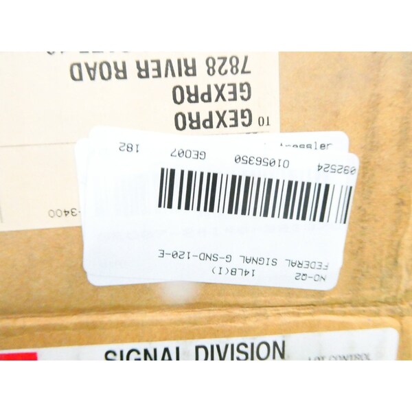 Federal Signal AUDIBLE SOUNDER 24V-DC 110/240V-AC SPEAKER - G-SND-120-E