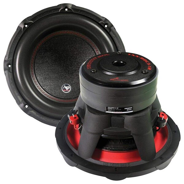Audiopipe 12 in. Woofer 1800W Max 4 Ohm Dual Voice Coil - AU599954