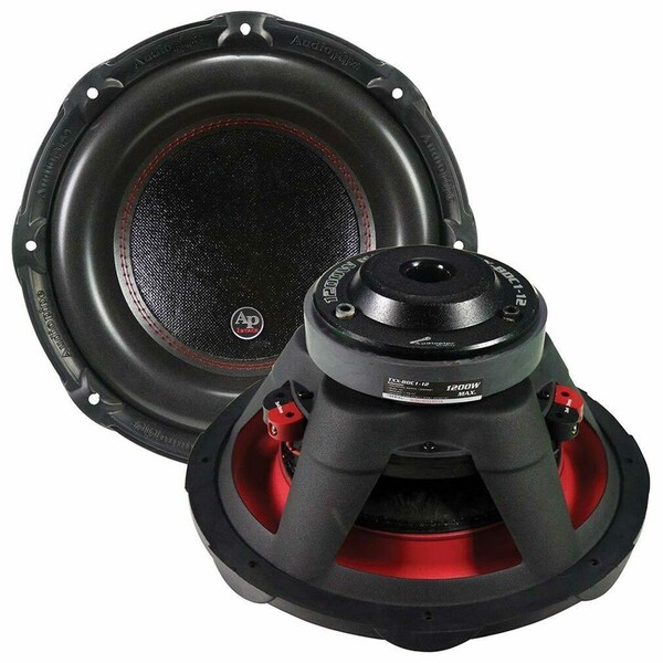 Audio Pipe 1200 watt Dual 4 Ohm 12 in. Max DVC Audiopipe Woofer - AU599939