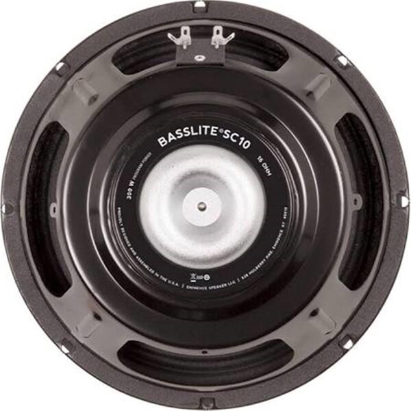 Eminence Speaker 10 in. Bass Speaker - 150 watt, 16 ohm - BASSLITESC1016