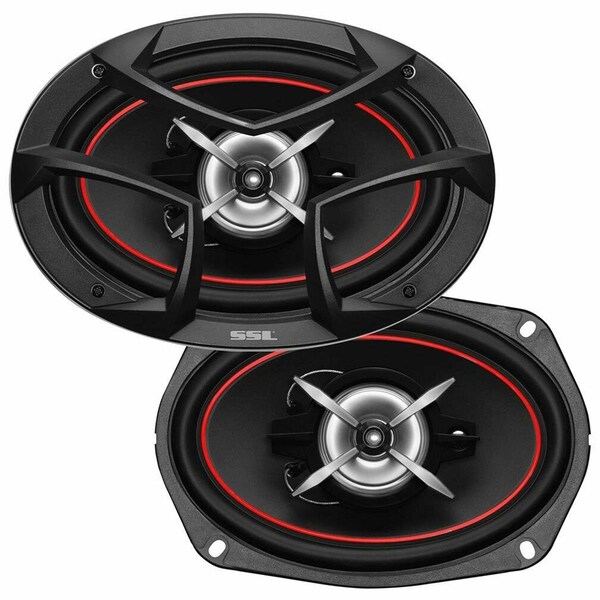 Wormhole 6 x 9 in. 500W Charge 3 Way Speaker - WO2682433