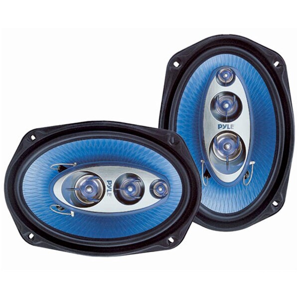 Penray Companies Pyle USA T51735 6 x 9 in. 400W Four-Way Speakers - PL6984BL