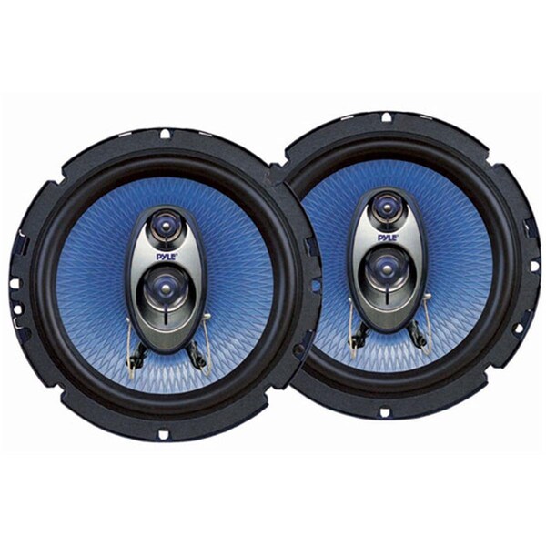 Penray Companies Pyle USA T51733 6.5 in. 360W Three-Way Speakers - PL63BL