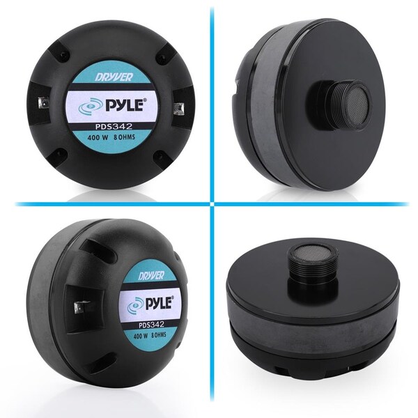 Pyle 1.35" Titanium Horn Driver 8 Ohm 1-3/8" X 18 Tpi, PDS342 - PDS342