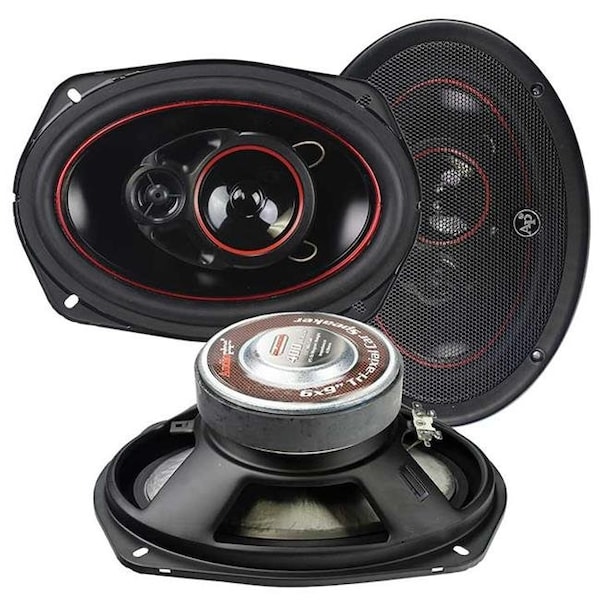 Audiopipe Audiopipe CSL6923R 6 x 9 in. Redline Speaker 3-Way; PP Cone - 400W - CSL6923R