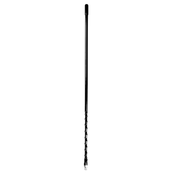 Plugit 2 ft. 0.38 x 24 in. Thread Fiberglass Antenna, White - PL1524446