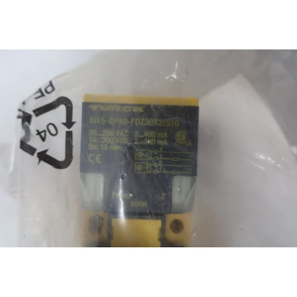 SENSOR DE PROXIMIDAD INDUCTIVO 20-250V-AC 10-300V-DC - BI15-CP40-FDZ30X2/S10