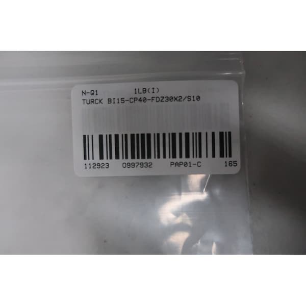 SENSOR DE PROXIMIDAD INDUCTIVO 20-250V-AC 10-300V-DC - BI15-CP40-FDZ30X2/S10