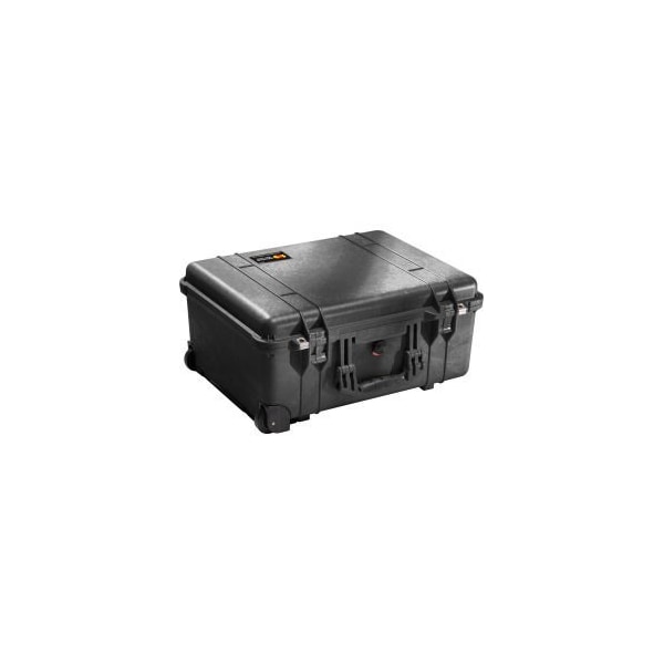 Pelican Products Pelican 1560 Watertight Wheeled Large Case With Foam 22-1/16" x 17-15/16" x 10-7/16", Black - 1560-000-110
