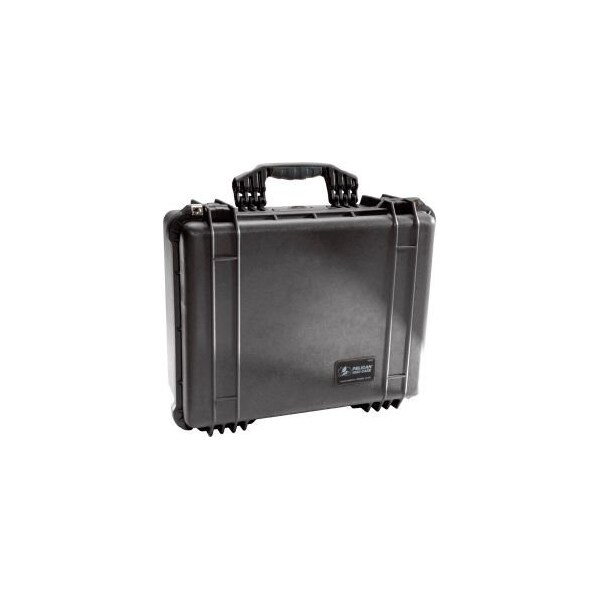 Pelican Products Pelican 1550 Watertight Medium Case With Foam 20-11/16" x 17-3/16" x 8-3/8", Black - 1550-000-110