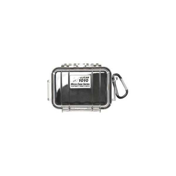 Pelican Products Pelican 1010 Watertight Micro Case With Liner 5-7/8" x 4-5/8" x 2-1/8", Black - 1010-025-110
