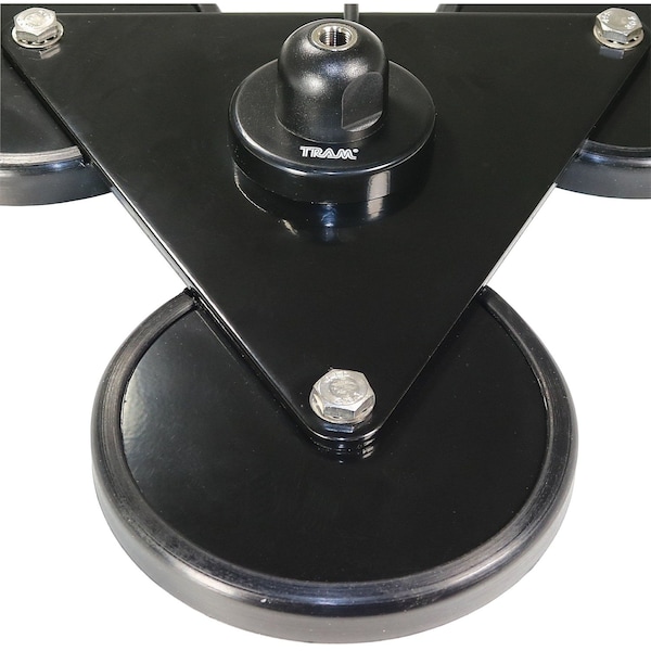 Tram 5-Inch Tri-Magnet CB Antenna Mount with Rubber Boots and 18-Foot RG58A/U Coaxial Cable - 269