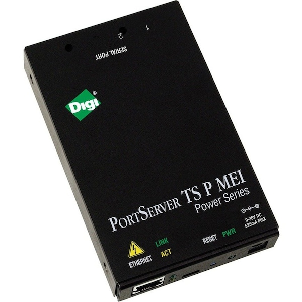 Digi International Digi Portserver Ts 2 P Mei, 2 Port Rs-232/422/485 Powered Serial To - 70001992