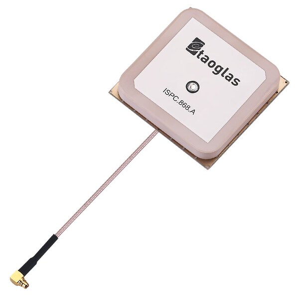 Taoglas Antennas Ispc.86A 868Mhz 5Dbi Ceramic Patch Antenna, 92Mm Rg-178 49.5*49.5*7.5Mm - ISPC.86A.09.0092E