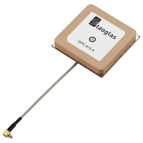Taoglas Antennas Ispc.91A 915Mhz 5Dbi Ceramic Patch Antenna, 92Mm Rg-178 49.5*49.5*7.5Mm - ISPC.91A.09.0092E