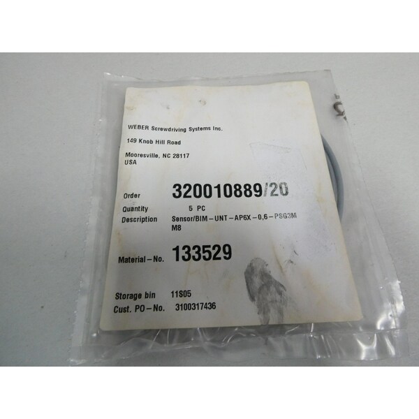 SENSOR DE CAMPO MAGNÉTICO Weber 10-30V-DC OTRO SENSOR - BIM-UNT-AP6X-0,6-PSG3M