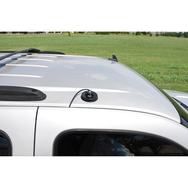 Tram 3-1/4-Inch Black Zinc NMO Magnet Mount with RG58 Coaxial Cable and UHF PL-259 Connector - 1235