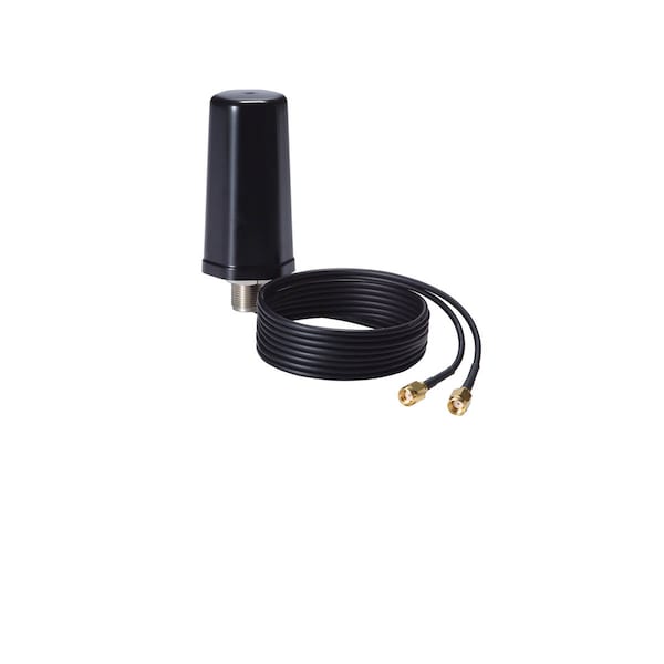 Moxa Mimo 2X2, 2.4/5 Ghz, Dual-Band Desktop Antenna, 2/3 Dbi, Rp-Sma-Type - MAT-WDB-DA-RM-2-0203-1M