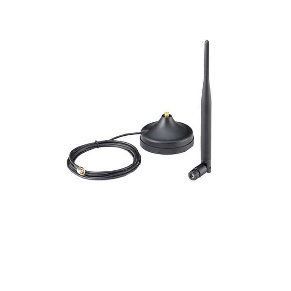 Moxa 2.4Ghz 5Dbi Omni-Direction Antenna, Rp-Sma(Male) Connector W/ 1.5M - ANT-WSB-AHRM-05-1.5M