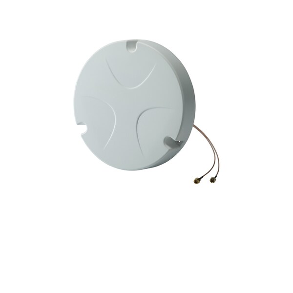 Moxa Mimo 2X2, 2.4/5 Ghz, Dual-Band Ceiling Antenna, 2/5 Dbi, Rp-Sma-Type - MAT-WDB-CA-RM-2-0205