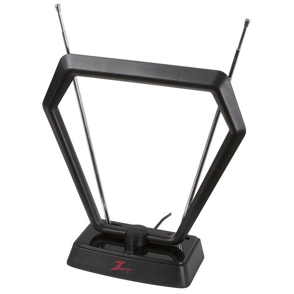 Zenith Indoor Antenna, 47 to 230 MHz VHF/470 to 860 MHz UHF Signal Bandwidth - VN1ANTP2