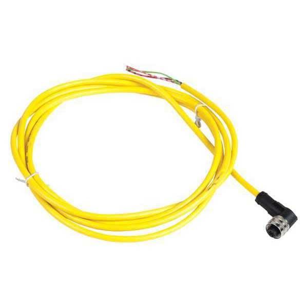 Cable de Telemecanique Sensors, 6.56 pies, Amarillo, 250VAC/300VDC - XZCPV1965L2