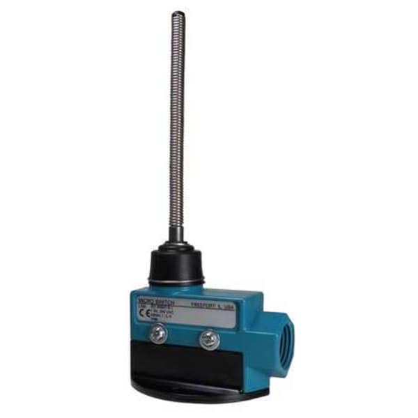 Interruptor de límite Honeywell, resorte de bobina, palanca oscilante, 1NC/1NO, 15A @ 600V CA, Ubicación del actuador: Superior - BZV6-2RN18