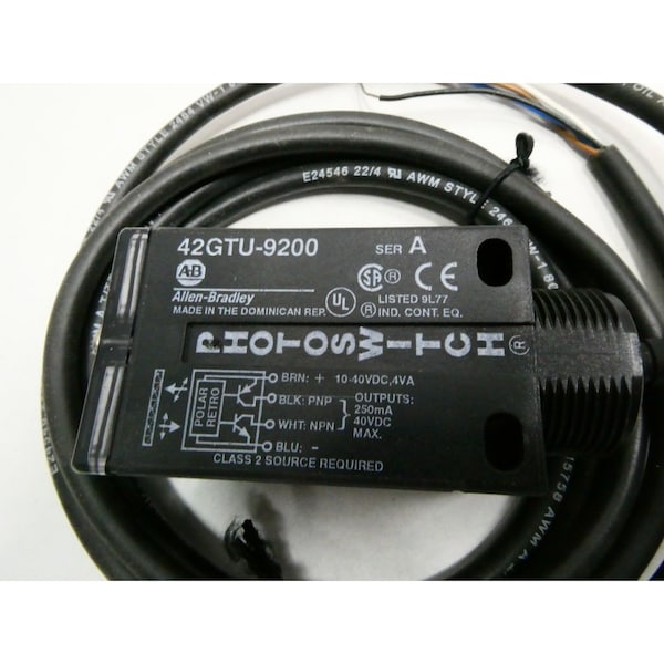 Sensor fotoeléctrico Allen Bradley de 10-40V-DC - 42GTU-9200
