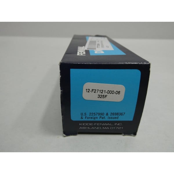 Fenwal DETECT-A-FIRE DETECTOR DE CALOR 325F SENSOR DE OTRA TEMPERATURA - 12-F27121-000-06