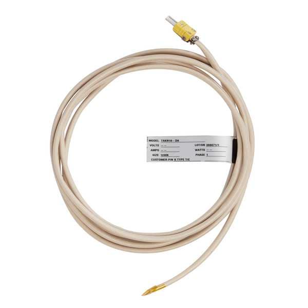 Termopar Briskheat, Tipo K, 10 ft., Uso en interiores/exteriores - TAKN10-DA