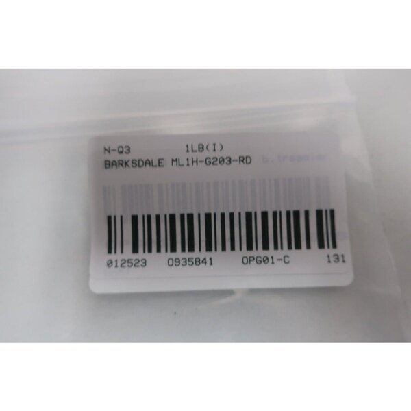 Interruptor Barksdale 100250F 125250480600VCAc, ML1HG203RD - ML1H-G203-RD