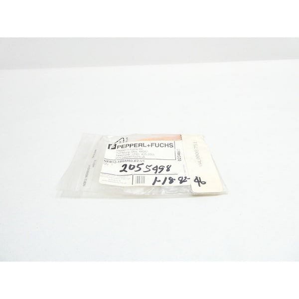 SENSOR DE PROXIMIDAD DE Pepperl Fuchs DE 10-30V-DC - NEB12-18GM50-E2-V1