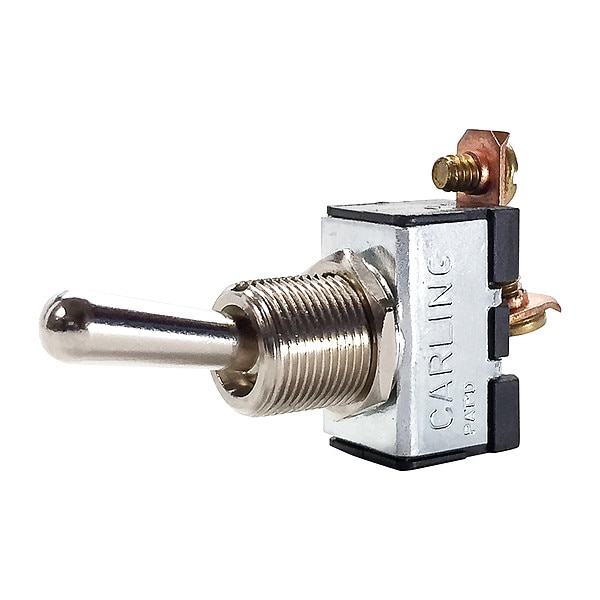 Interruptor basculante de Carling Technologies, SPST, 2 conexiones, encendido/apagado, 1 1/2 hp, 10A @ 250V AC, 20A @ 125V AC - CA201-73.