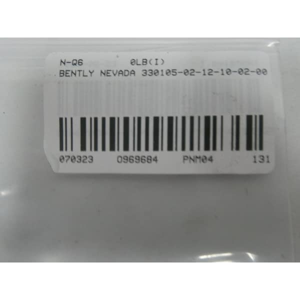 Bently Nevada 3300 XL 8MM SONDA DE MONTAJE INVERSO SENSOR DE PROXIMIDAD - 330105-02-12-10-02-00