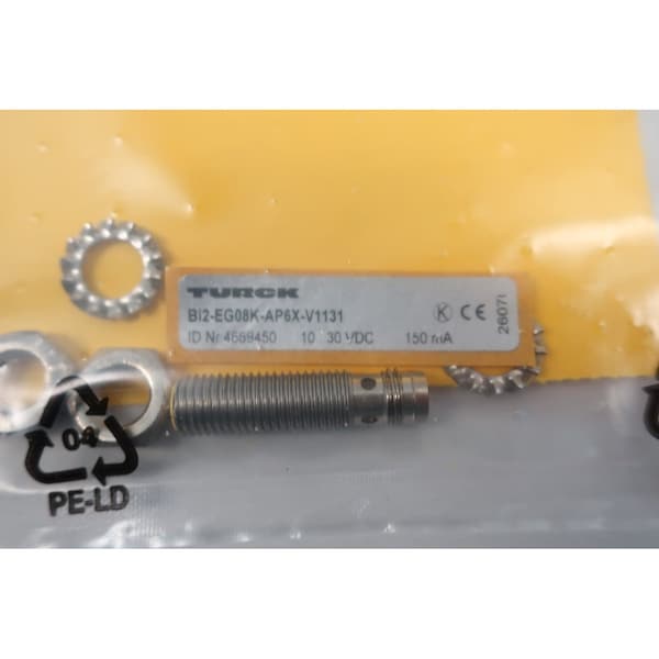 Sensor de proximidad inductivo Turck Bi2-Eg08K-Ap6X-V1131 de 10-30V-CD - BI2-EG08K-AP6X-V1131