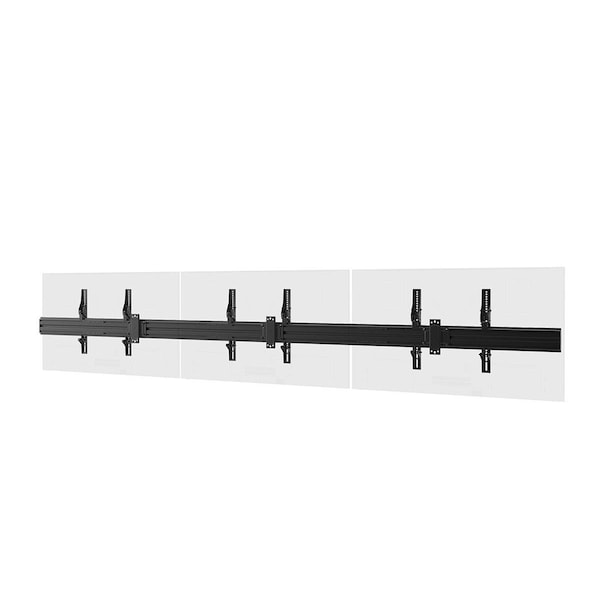Monoprice Commercial Series 3x1 Menu Board Wall Mount for Screens between 32in a - 39663