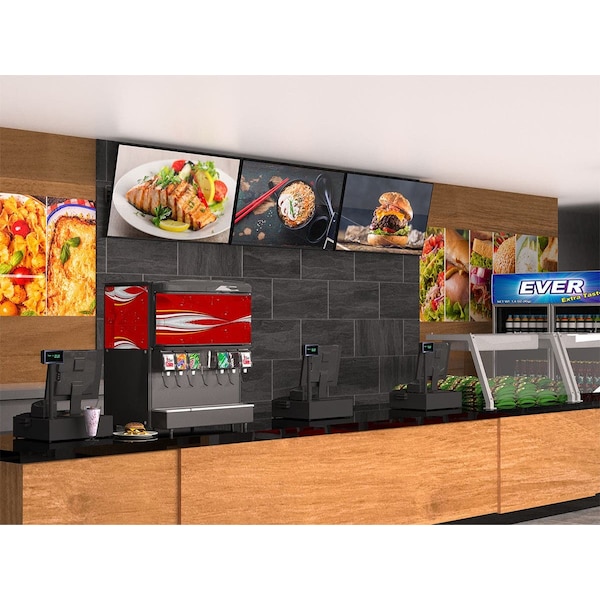 Monoprice Commercial Series 3x1 Menu Board Wall Mount for Screens between 32in a - 39663