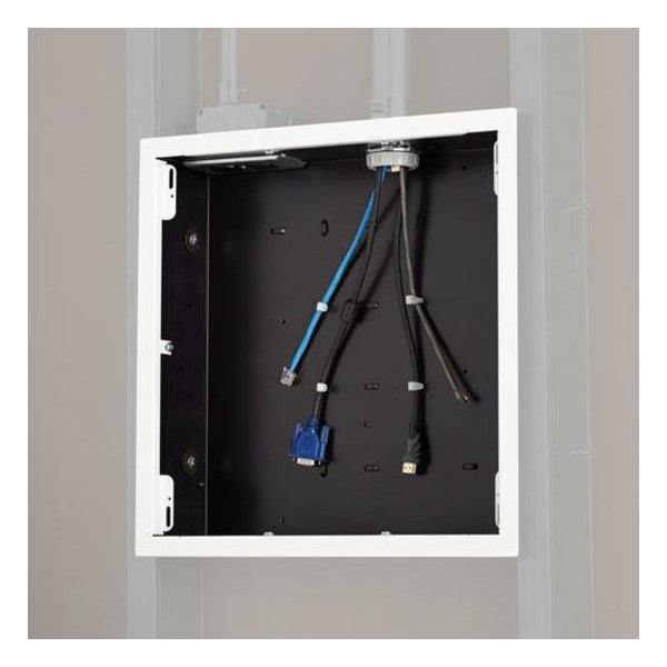 Chief Chief Proximity In-Wall Storage Box with White Flange - White - White - PAC526FW